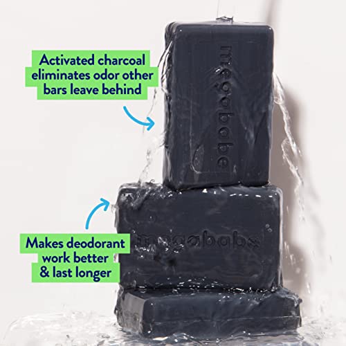 Megababe Sopa da barra de axila - barra de espaço | Com carvão desintoxicante para controle de odor | 3,5 oz