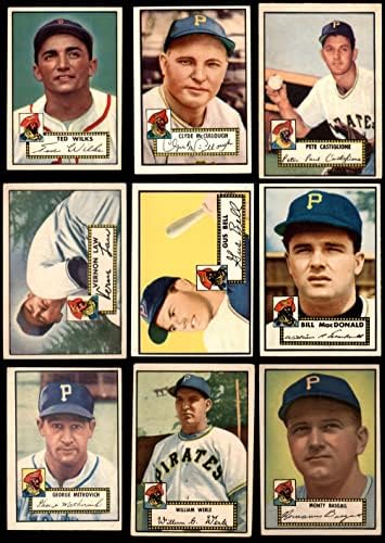 1952 Topps Pittsburgh Pirates Low Number Team Set Pittsburgh Pirates Ex Pirates