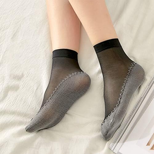 Galpada Womens Meocks 20 pares de meias de tornozelo curtas-meias curtas algodão de algodão sem derrapagem altas meias