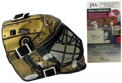 Dominik Hasek assinou o Mini -goleiro de Ottawa Mini -Máscara JSA CoA - Capacetes e máscaras autografadas da NHL