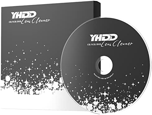 Disco limpador de CD YHDD, limpador de lentes de CD segura e eficaz, LIMPELANTE DE LENS LASER CONJUNTO PARA CD/VCD/DVD Player