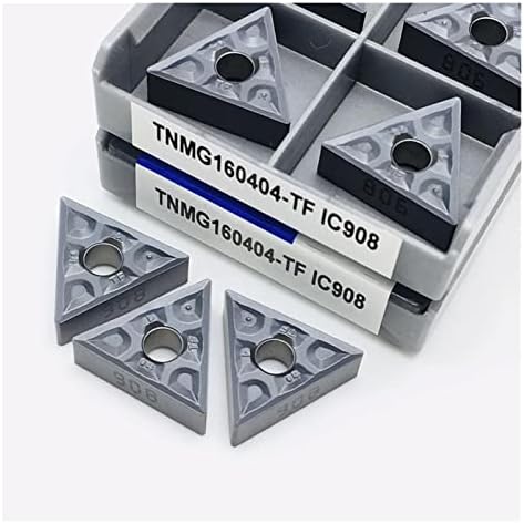 Ferramenta de carboneto TNMG160404 TF IC907 TNMG160404 TF IC908 Turning Tool Carbonet Inserir TNMG 160404 Ferramenta
