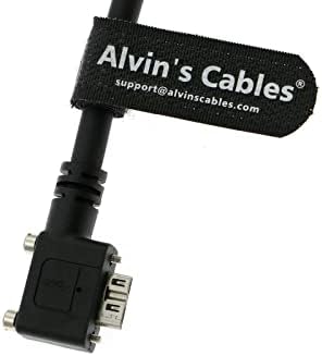 Cabos de Alvin USB 3.0 USB-A para micro-B Cabeça de dados para os parafusos de travamento da câmera Ace Basler AC