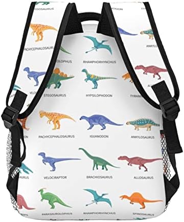 Mochilas de mochilas de computador da escola de dinossauros