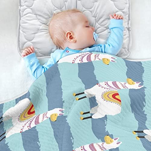 Cobertor de alpaca cobertor de alpaca para bebês, recebendo cobertor, cobertor leve e macio para berço, carrinho, cobertores de