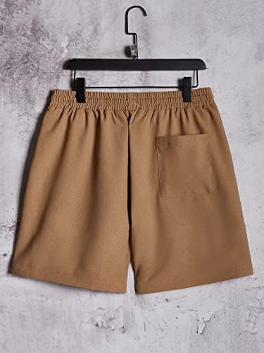 Nibhz roupas de duas peças para homens, letra de carta de carta e shorts de cintura de cordão sem tee