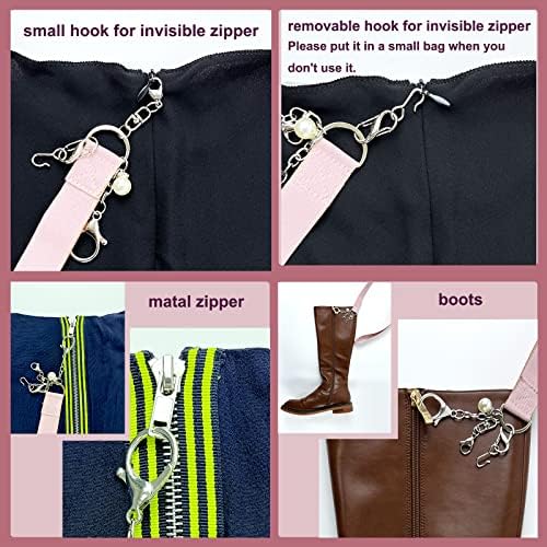 Zipper Helper Pull para vestidos - com 3 tipos diferentes gancho - Vressor Zipper Pull Helper - Vesti