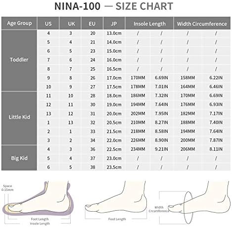 Pares de sonho Nina-100 meninas sapatos de vestido clássicos planos de balé