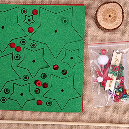 Tink Chirtmas Decor Tree Christmas Diy não tecida Produtos de tecido Mini kits de materiais de Natal de materiais de Natal