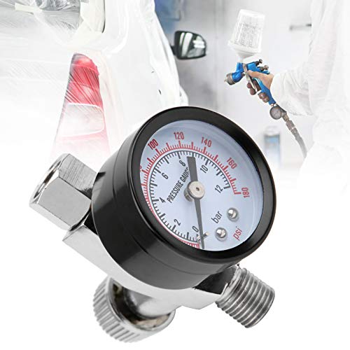 Válvula de controle de pressão 1/4in Pressão Regulador de pressão para bicicleta e bicicleta para carros SUVs SUVs