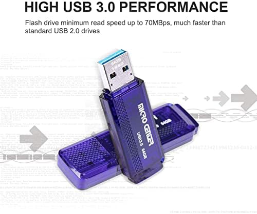 Micro Center 5pack 64GB 3.0 Pacote de unidades flash USB com 1pack 256 GB SSD 3D TLC NAND SATA III 6GB/S 2,5 7mm SSD
