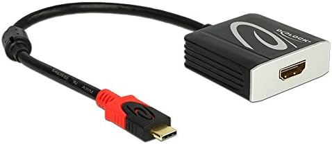 Adaptador Delock Cabo USB tipo C Masculino> HDMI 4 K/60Hz Black Antdy Moda