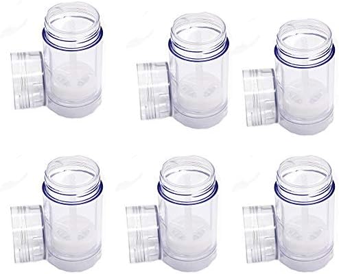 Recipientes de desodorante redondo de plástico redondo de plástico vazio, forma redonda de enchimento inferior do