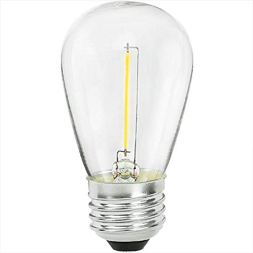 Bulbrito 776685 - S14 - LED - Filamento vertical - 0,7 watt - 75 lúmens - 11 watts igual - 2700k Warm White