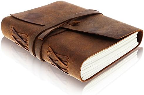 Jornal de couro para homens - diários antigos artesanais Mulheres, Mens Journal for Writing, Leather Bound Journal Desenho de