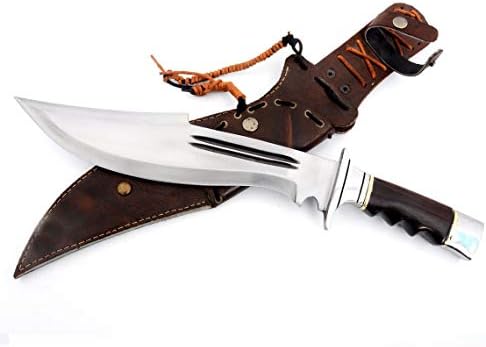 Egkh- ​​11 polegadas de lâmina martelando faca khukuri- faca de kukri feita à mão- ​​multi utilidade de caça à faca de faca-faca-