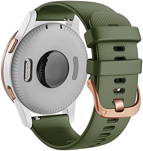 Dfamin 18 mm de pulso de silicone de 20 mm para Garmin Vivoactive 3 4S Garmin Venu Smart Watch Band para Freerunner