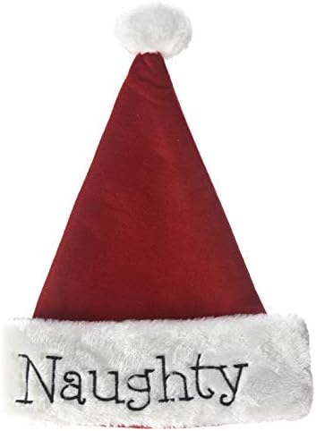 Burton+Burton 9710736 Hat de Papai Noel travesso ou agradável, de 18 polegadas