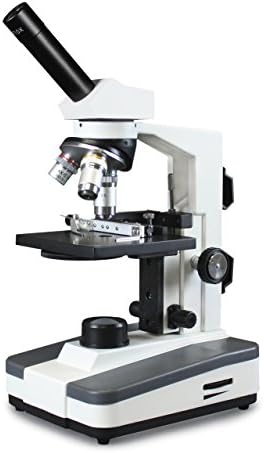 Vision Scientific VME0008-E2-M Microscópio LED, 40x-800x, iluminação LED com controle de intensidade, estágio mecânico,
