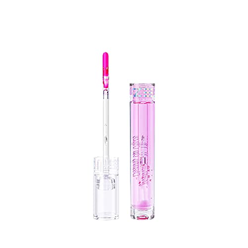 Lip Gloss hidratante brilhante non stick long during fornece a cor máxima desliza sobre bolhas 4ml beijando o brilho dos lábios