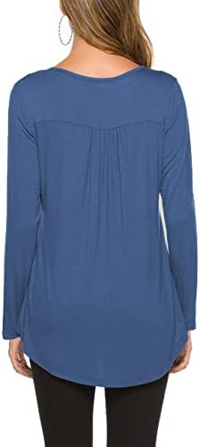 Tops casuais nokmopo para mulheres túnicas de manga curta tops soltos casuais tops size túnicos plissados ​​botão no verão casual