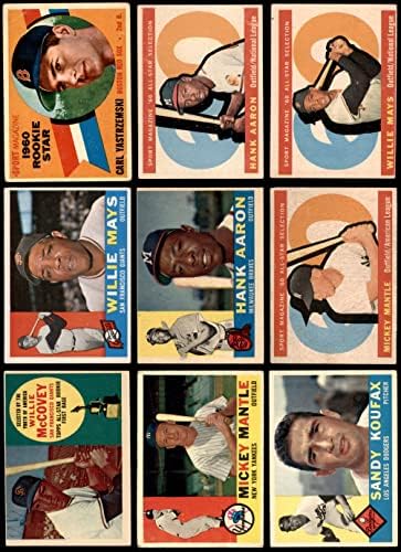 1960 Topps Baseball Complete Conjunto GD+
