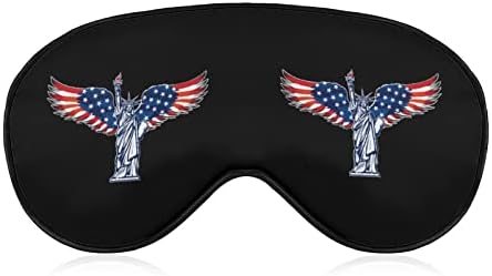Estátua do Liberty Máscara de Máscara de Olhos Macios eficazes Máscara do Sono Comfort Buckold com alça ELÁSTICA Ajustável