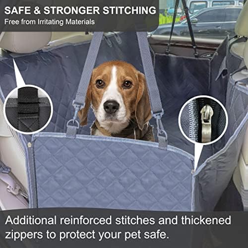 Tampa do assento do carro para cães de Vangeestar para banco traseiro, impermeabilizado, protetor de assento, resistente