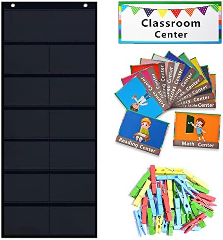 Gráfico de bolso de gerenciamento de sala de aula, gráficos de bolso de rastreamento de rastreamento em sala de aula com clipe