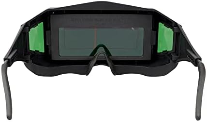 Óculos de soldagem de escurecimento automático Greus, óculos solares de soldagem de segurança panorâmica de proteção ocular capacete