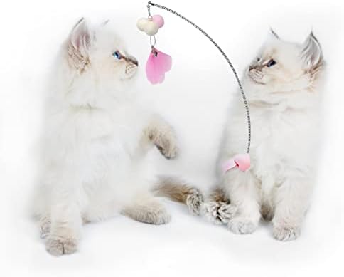 Brinquedos de gatos Rockever, colheita de penas de gato com brinquedos de gato de gato brinquedos de gatinhos de gato de gato