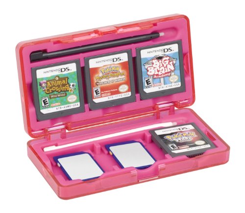 DS Official Nintendo Caractere 6 Caso de armazenamento de jogo - Peach