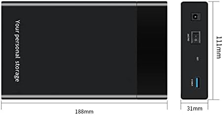 N/A SATA III para USB 3.0 CASA DE DISCO HDD HDD Gabinete externo do disco rígido 2,5 3,5 Caixa de estação de docking HDD para laptop