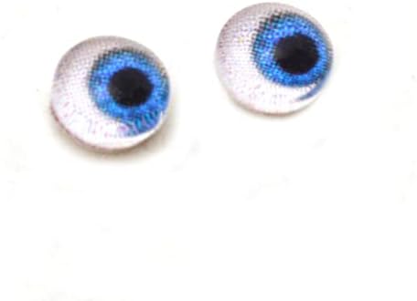 Olhar lateral Blue Human Eyes Inspirado de 6 mm a 60mm Technology Jóias fantásticas Fazendo peças de bonecas Art Doll