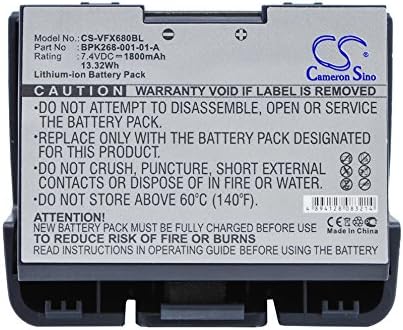 Bateria de substituição para verifone vx680 vx680 wireless cartão de crédito máquina vx680 terminal sem fio bpk268-001-01-a