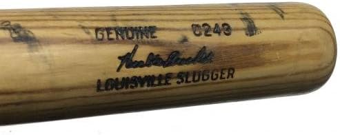 Hubie Brooks Game usado Louisville Slugger C243 Bat Mets Expos Great Use CBM COA - MLB Autographed Game Usado Capacetes usados