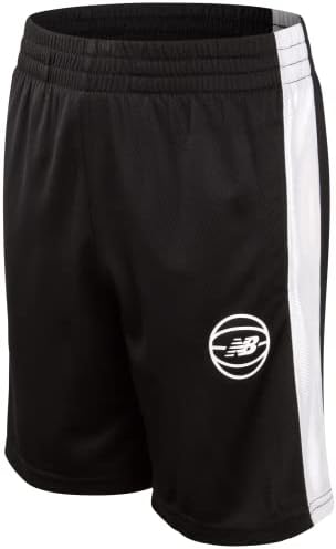 Conjunto de shorts ativos de New Balance Boys - camiseta de performance de 2 peças e shorts de ginástica