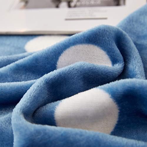 Sofá adulto de lã de lã macio de Zsqaw joga pontos de cobertor colchas na cama, design moderno elegante