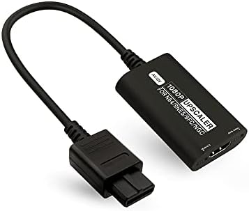 Normichic 1080p HDMI Converter Input AV/S-Video para N64/SNES/SFC/NGC, 16: 9/4: 3 APAPTADOR DE RAÇA DE RAÇA DE JOGO