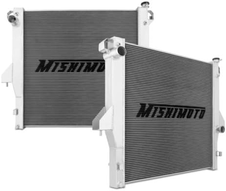Mishimoto MMrad-ram-03 Radador de alumínio de desempenho compatível com Dodge Ram Cummins 5.9L/6.7L 2003-2009