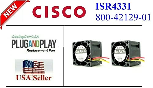 2x Extracooling Substacement Fan. Compatível para Cisco ISR 4331 ACS-4331-FANASSY