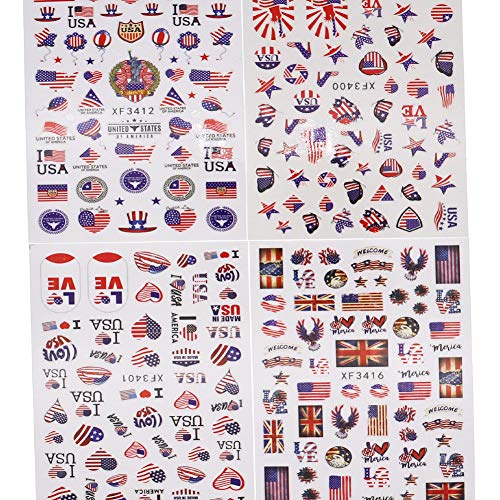 Adesivos de arte de borboleta adesivos patrióticos da América America