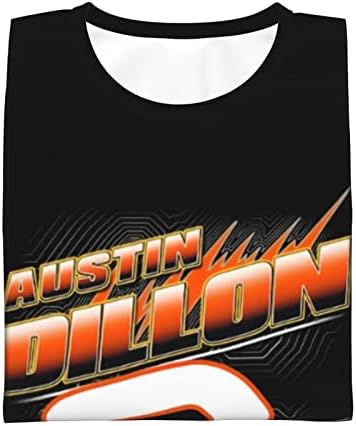 Austin Dillon 3 camisa para menina adolescente e garoto impressão de menino de manga curta camiseta atlética Camiseta