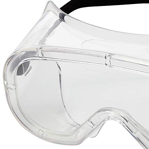 Sellstrom flexível, macio, não ventilado e protetor óculos de segurança, corpo transparente, revestimento anti-capa, lente clara,