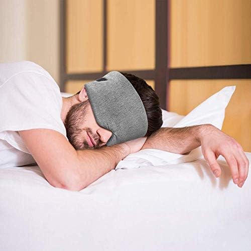 Freshme puro máscara de sono de algodão artesanal - Blackout Olhe para dormir com velcro ajustável Sombra de blindamento de olho