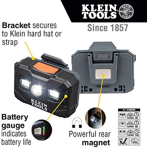 Klein Tools 60149 Capacete de segurança, ventilado, correia de queixo, testado para padrões de segurança de hard -chapéu
