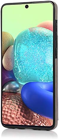 Caixa da carteira Samsung Galaxy S10 Lite, Zyzx PU Couro com Caso de Caso de Cartão de Kickstand Slots Caso Duplo Combate