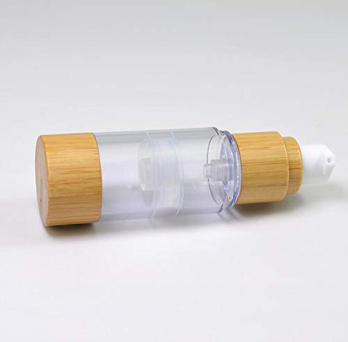2pcs 50ml/1,7 oz de emulsão de vácuo vazia Botes Airless Press Pression Bottle Bottle Bottles Cosmetics Case de frascos de panela de