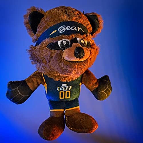 Bleacher Creaturas Utah Jazz Bear Mascote Kuricha Sentado Plushees- mascote inspirado em chibi macio