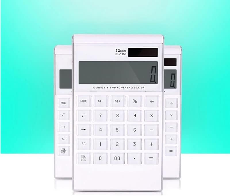 Calculadora de desktop quul -calculadora de thin, fofa barra de doces de computador transparente BULT BOLT